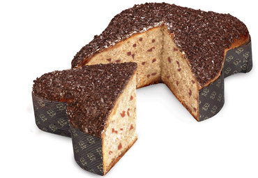 Cherries Colomba and Chocolate Top
