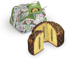Panettone with Pistachio - Hand Wrapped Line