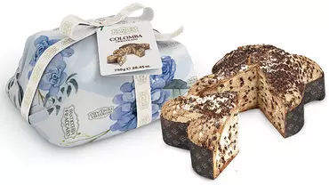 Coconut and Chocolate Colomba - Hand Wrapped Line