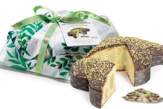 Colomba with Pistachio Filling - Hand wrapped Line