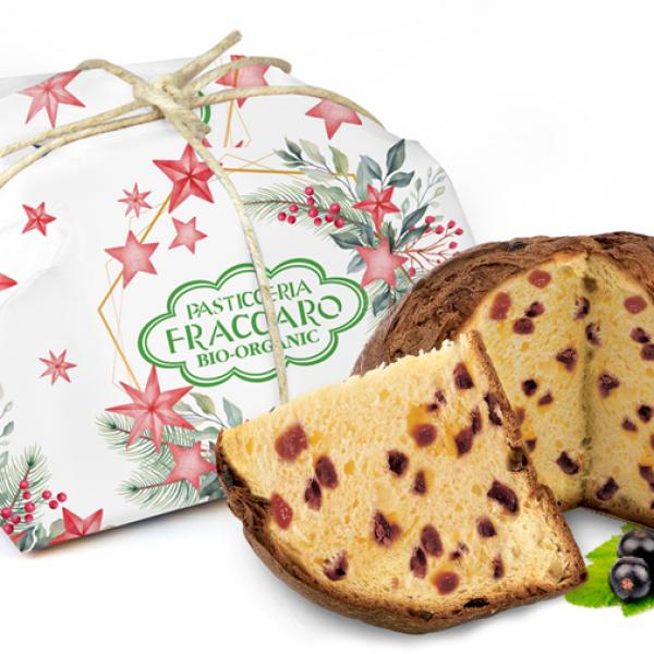 Organic Panettone with Cranberries and Blackcurrant - Bio Incarto a Mano Line