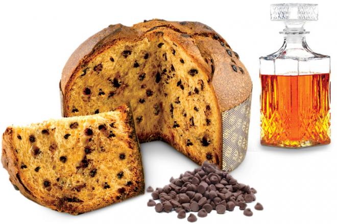 Panettone with Rum and Chocolate 